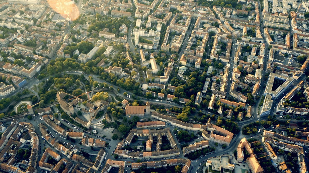 Luftaufnahme von Nürnberg